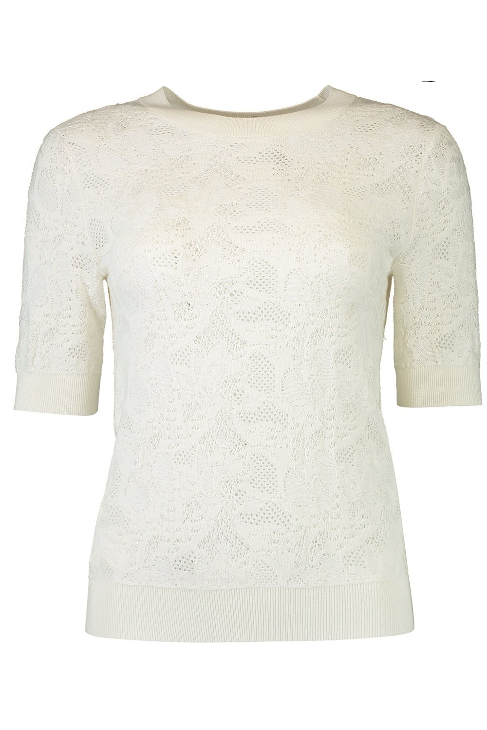 CHLOÉ-Short Sleeve Sweater-