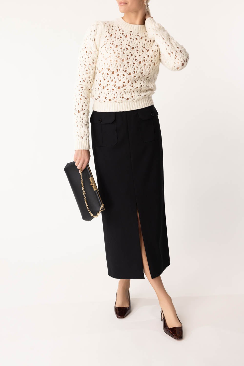 CHLOÉ-Fitted Sweater-