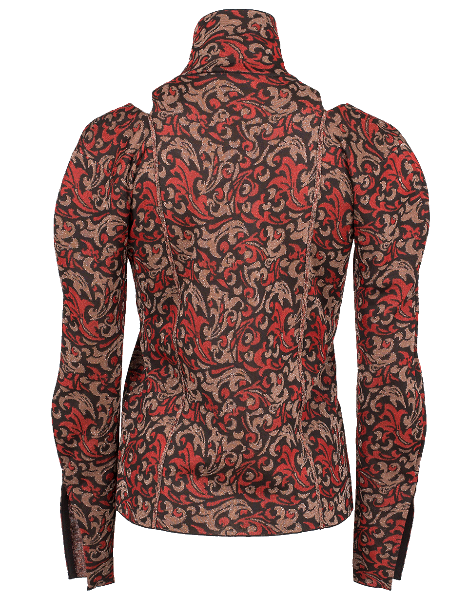 CHLOÉ-Baroque Jacquard Knit Top-