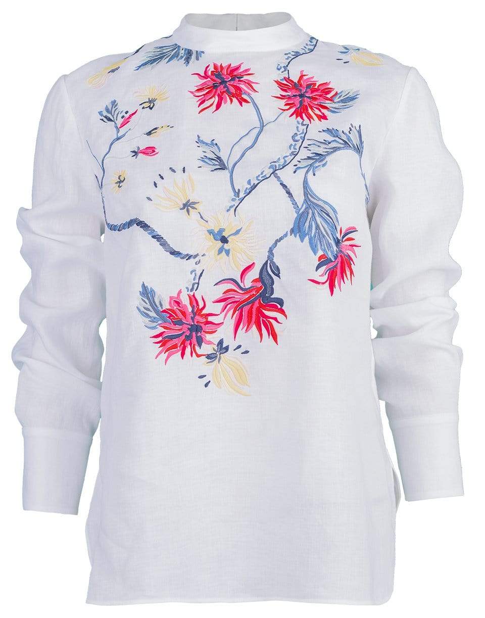 CHLOÉ-Embroidered Long Sleeve Blouse-