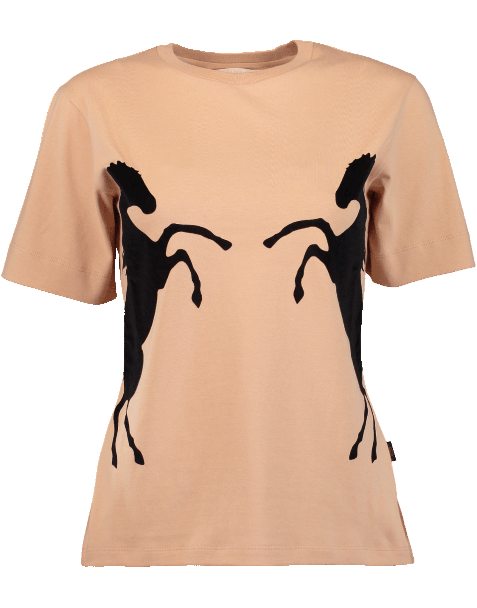 CHLOÉ-Black Horses Tee-