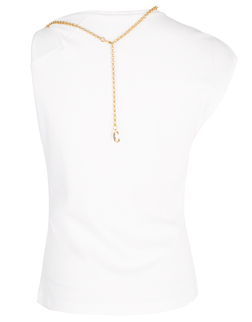 CHLOÉ-Rolled Side Tee Shirt-