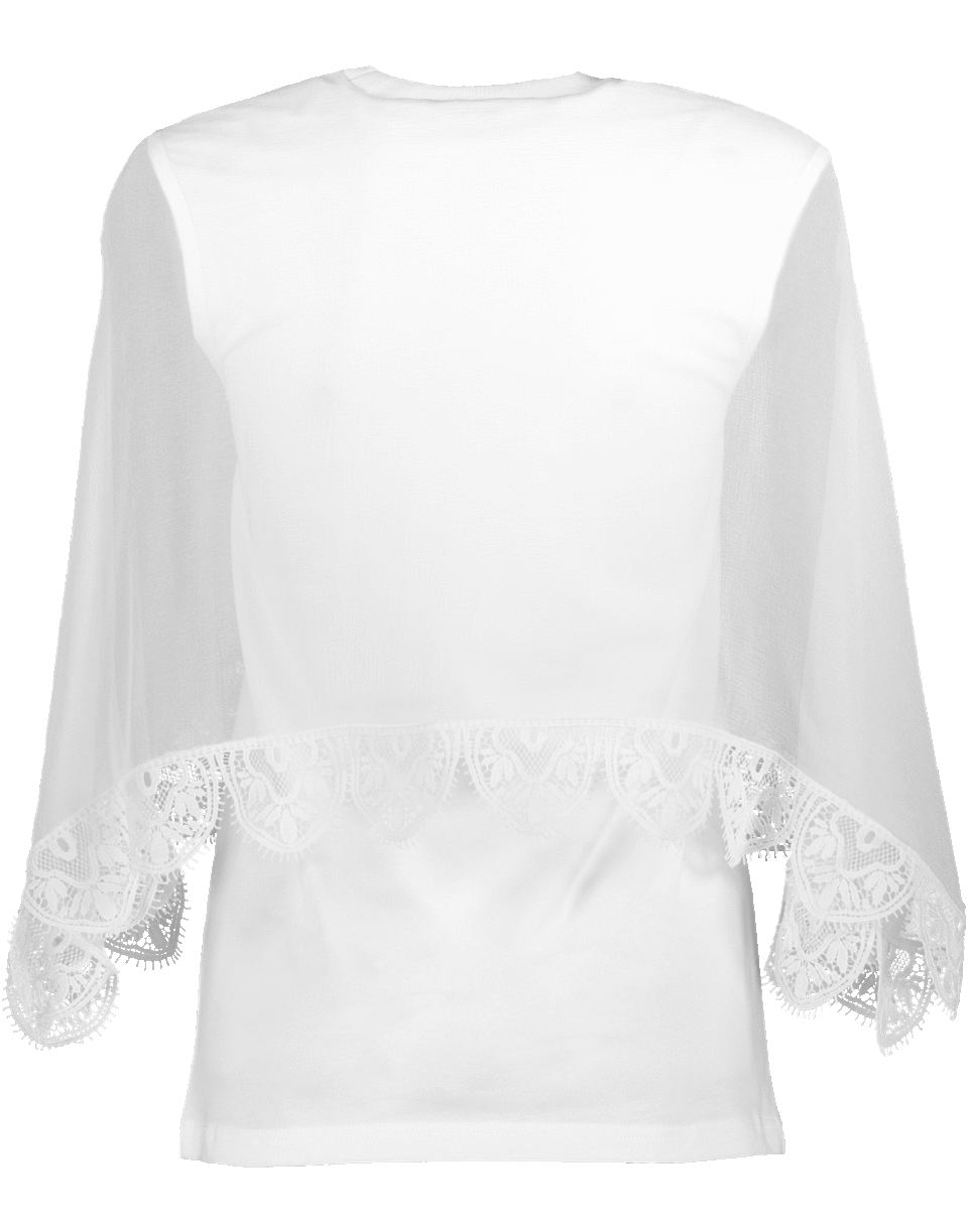 CHLOÉ-Tee Shirt With Overlay-