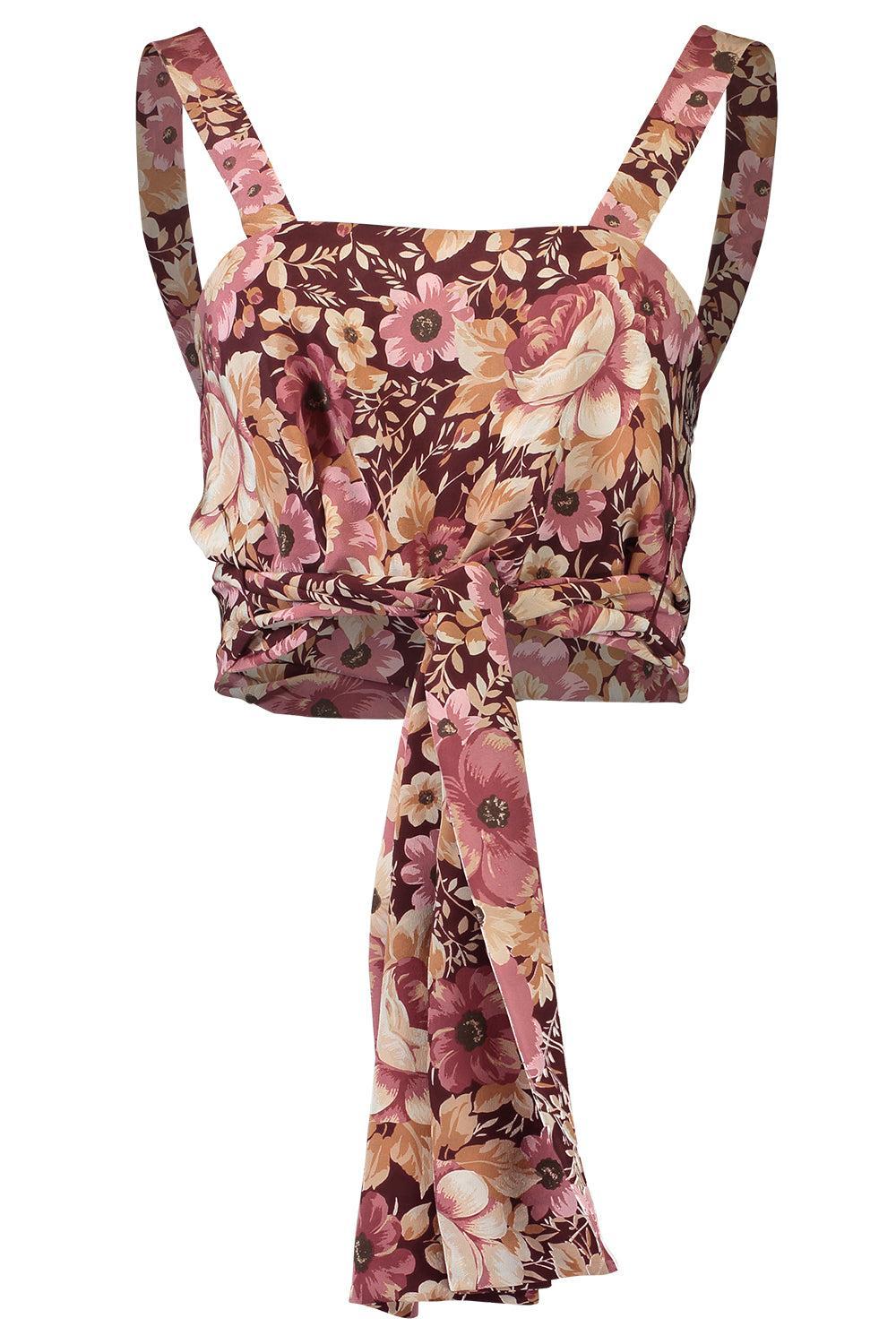 Cropped Front-Tie Tank