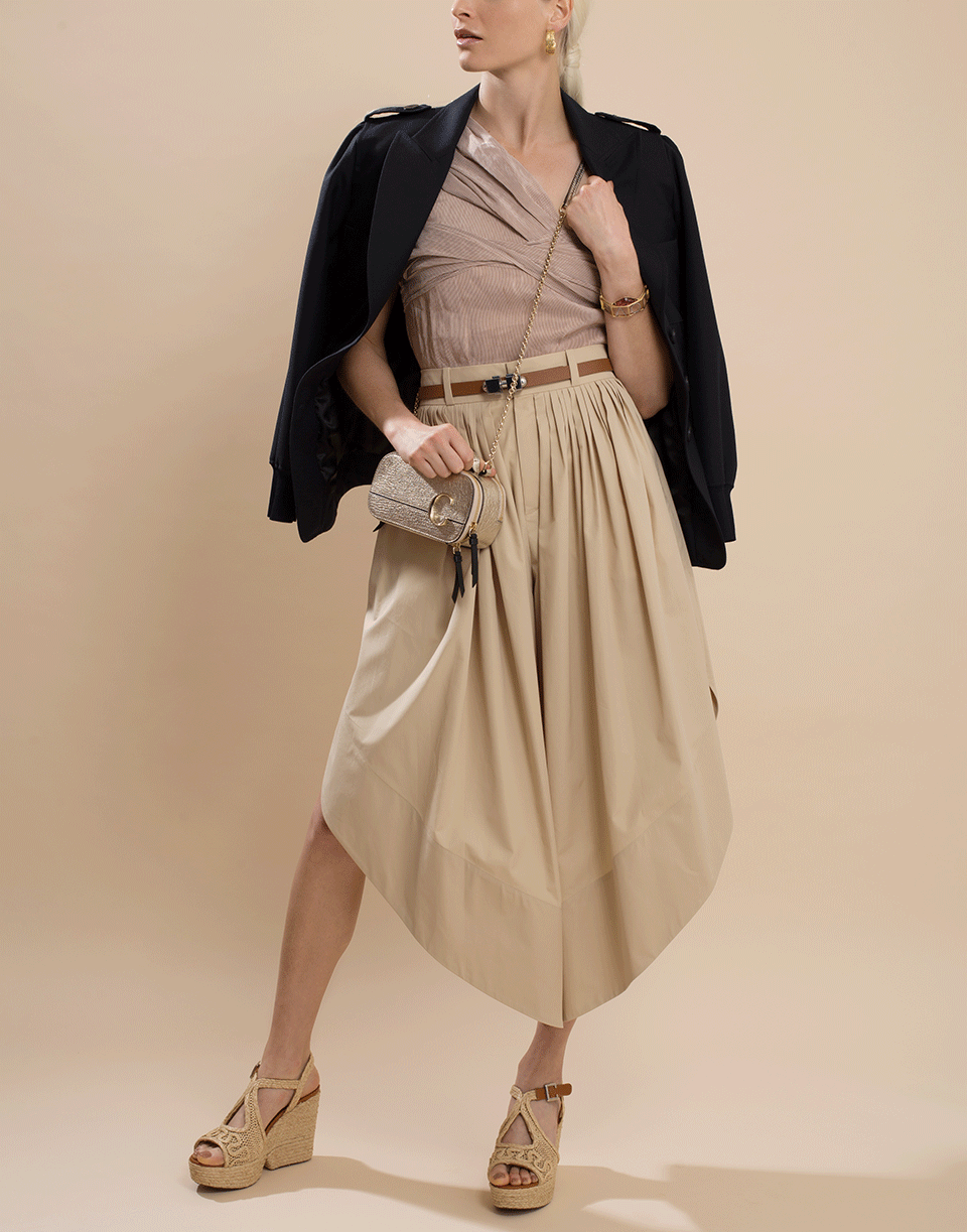 CHLOÉ-One Shoulder Ruched Top-