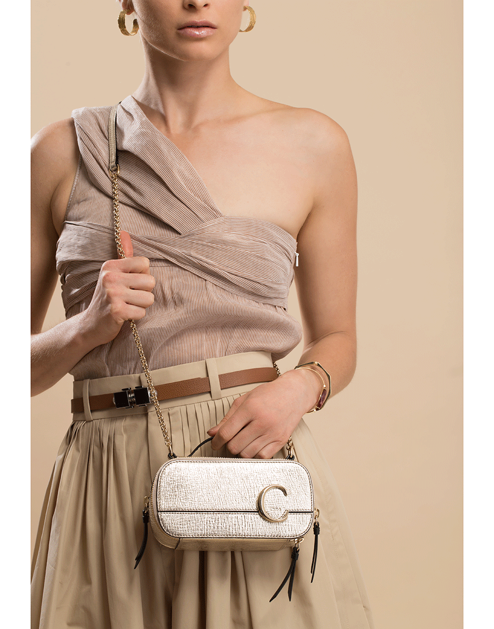 CHLOÉ-One Shoulder Ruched Top-