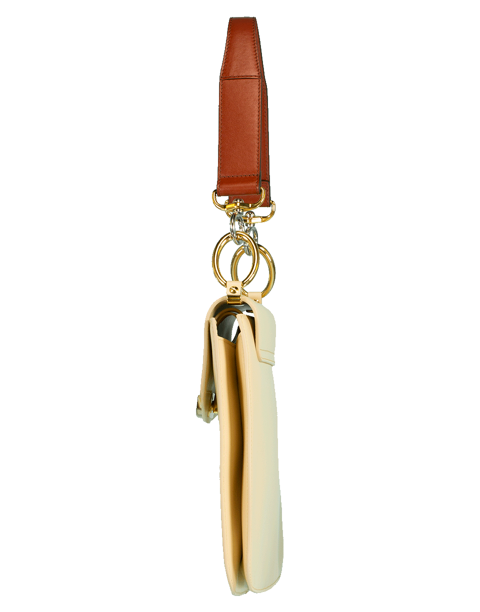 CHLOÉ-"C" Messenger Bag-BEIGE