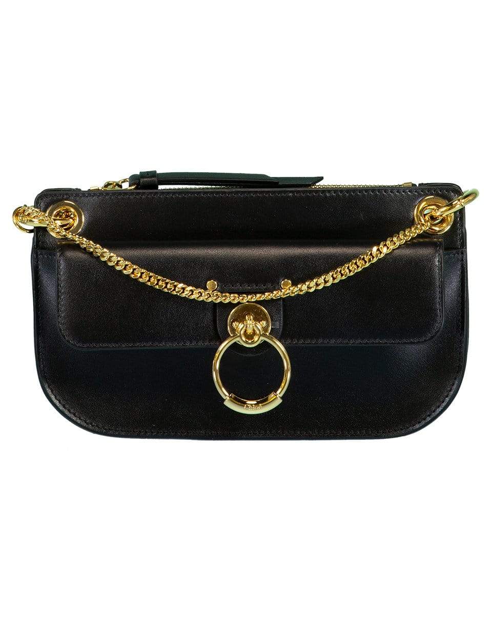 CHLOÉ-Black Tess Crossbody Pouch-BLACK