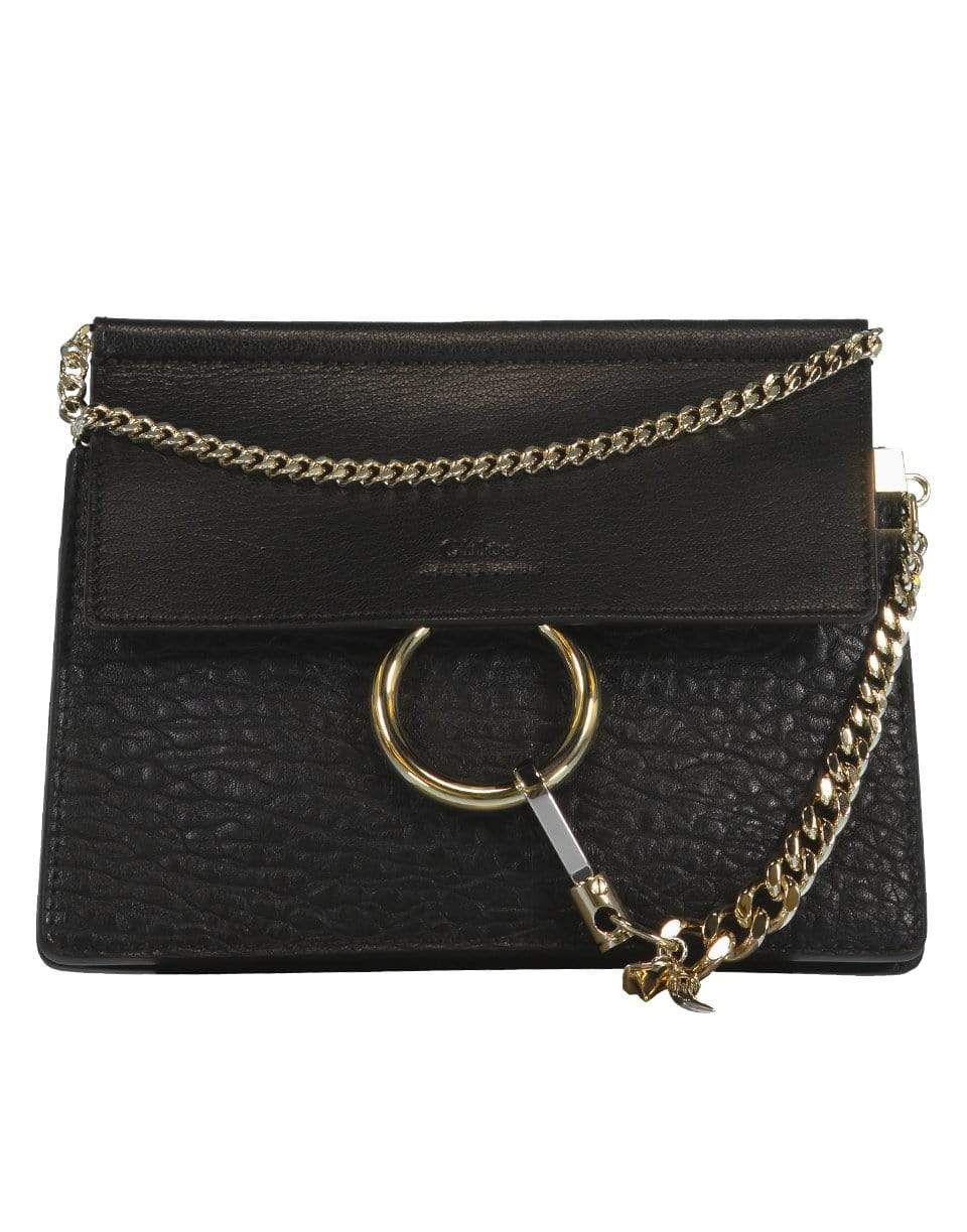 CHLOÉ-Faye Mini Shoulder Bag-BLACK