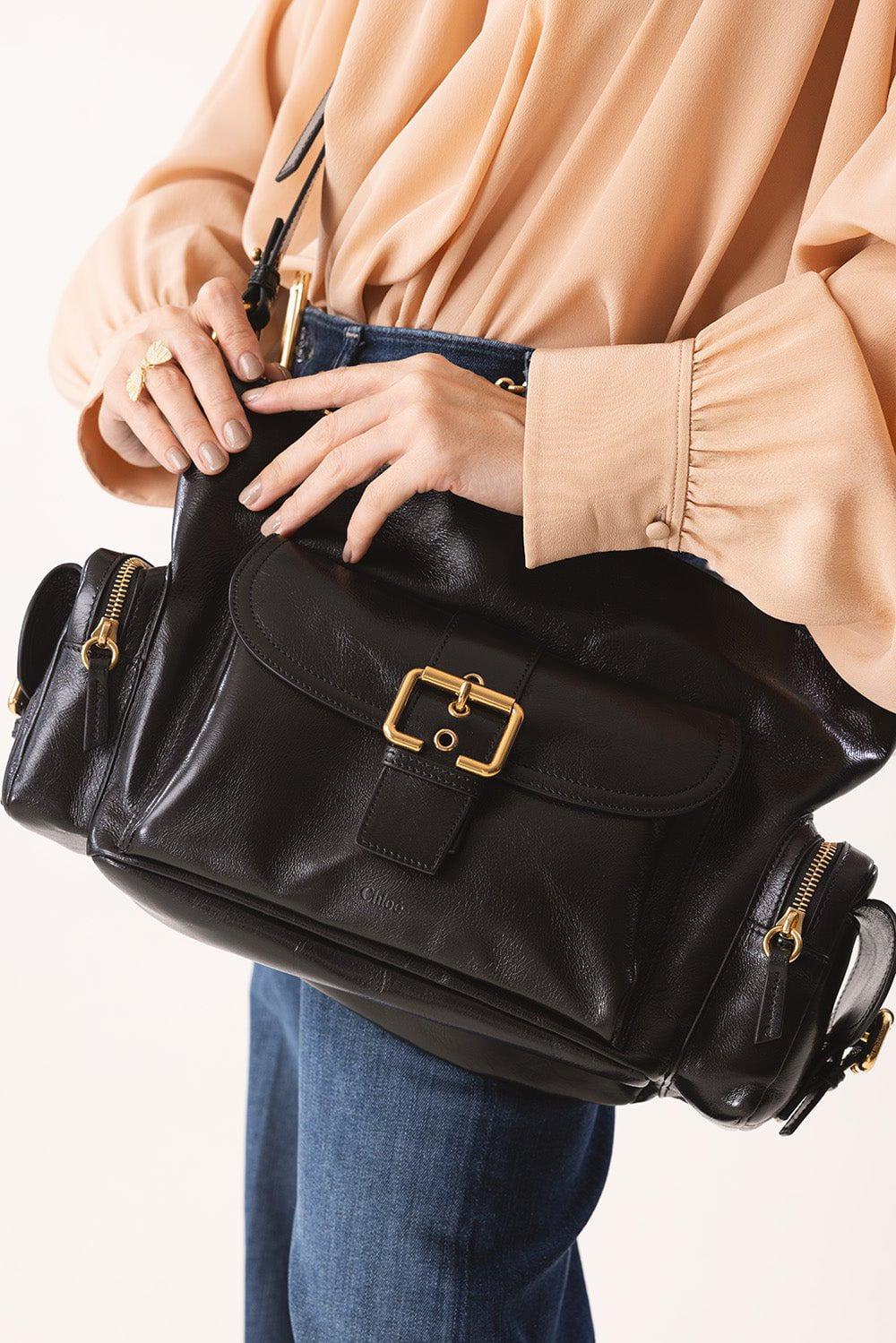 CHLOÉ-Camera Bag - Black-BLACK