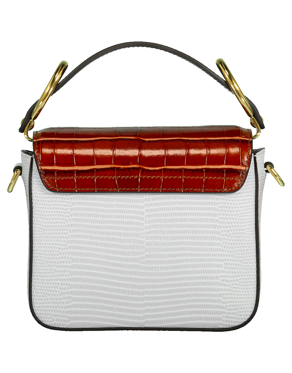 CHLOÉ-Chloe C Colorblock Mini Bag-BLU/BRWN