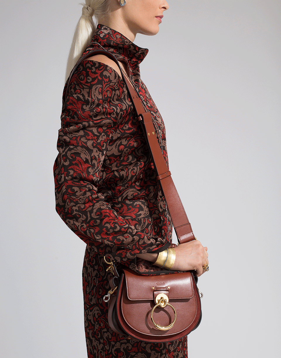 CHLOÉ-The Tess Small Camera Bag-BROWN