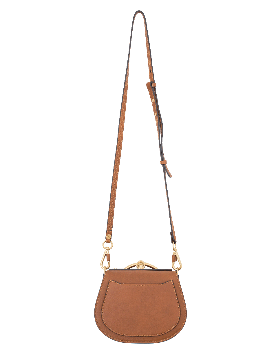 CHLOÉ-Nile Smooth Suede Bag-CARB BRN