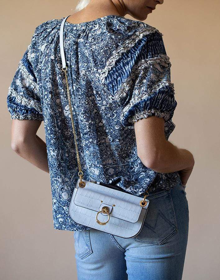 CHLOÉ-Light Cloud Tess Crossbody Pouch-CLOUD