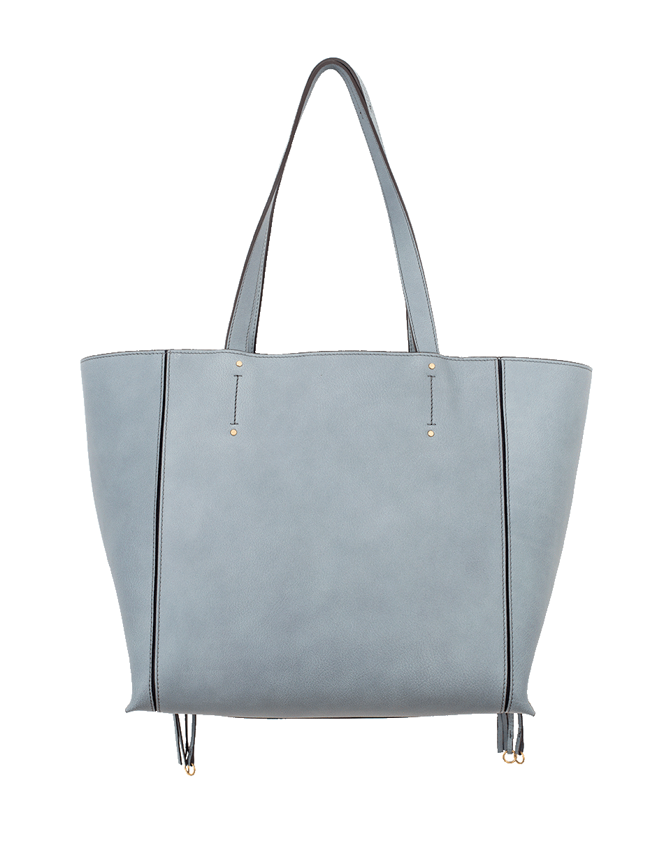 CHLOÉ-Milo Smooth Suede Bag-CLOUDBLU