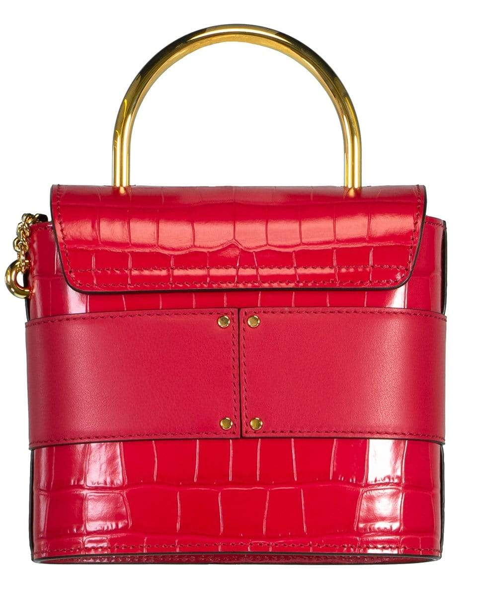 CHLOÉ-Crimson Aby Lock Bag-CRMSNPNK