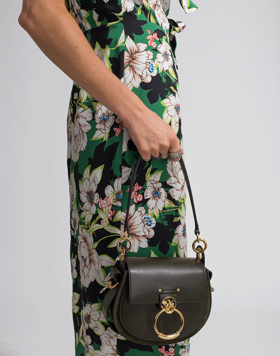 CHLOÉ-The Tess Small Camera Bag-FOREST