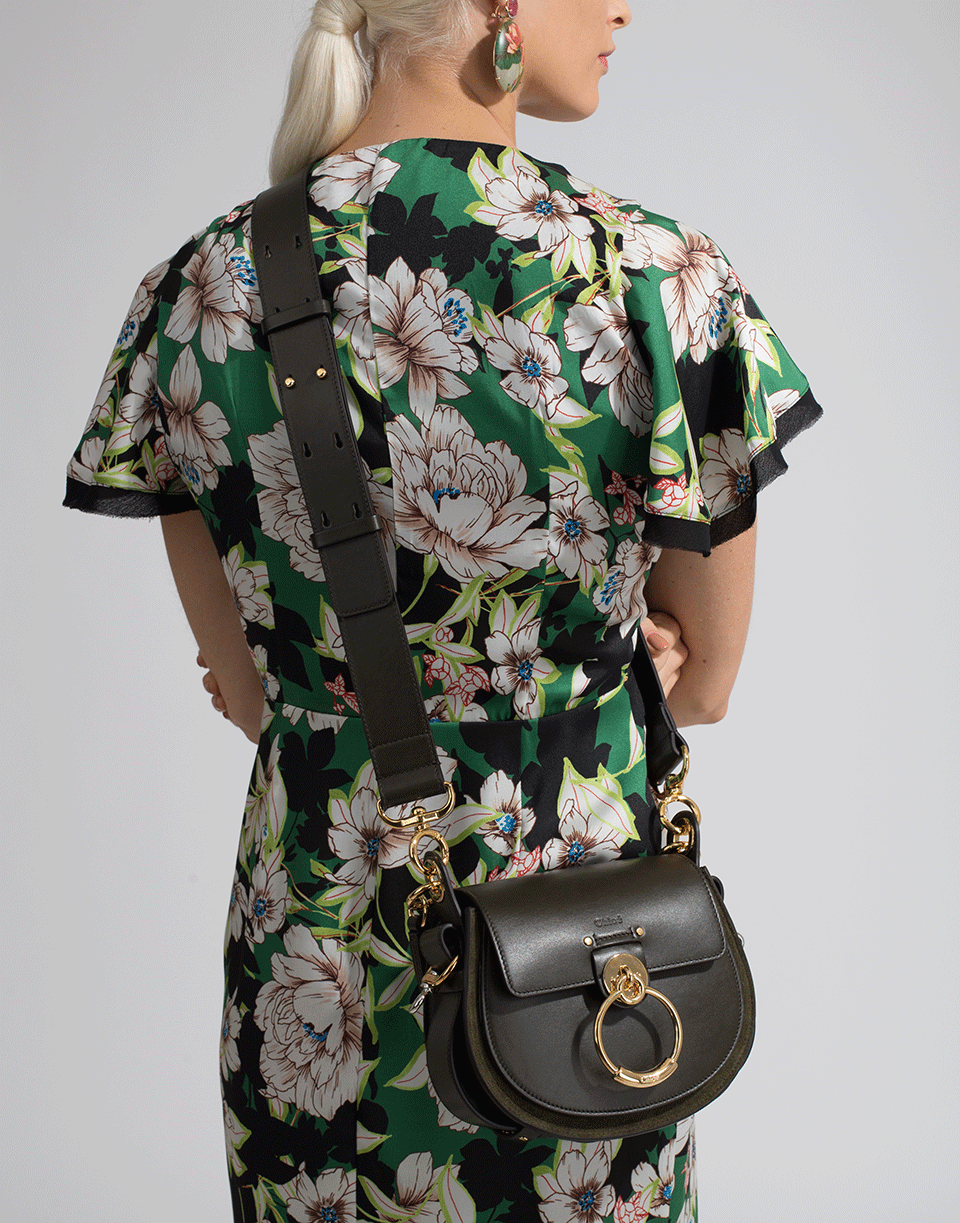 CHLOÉ-The Tess Small Camera Bag-FOREST