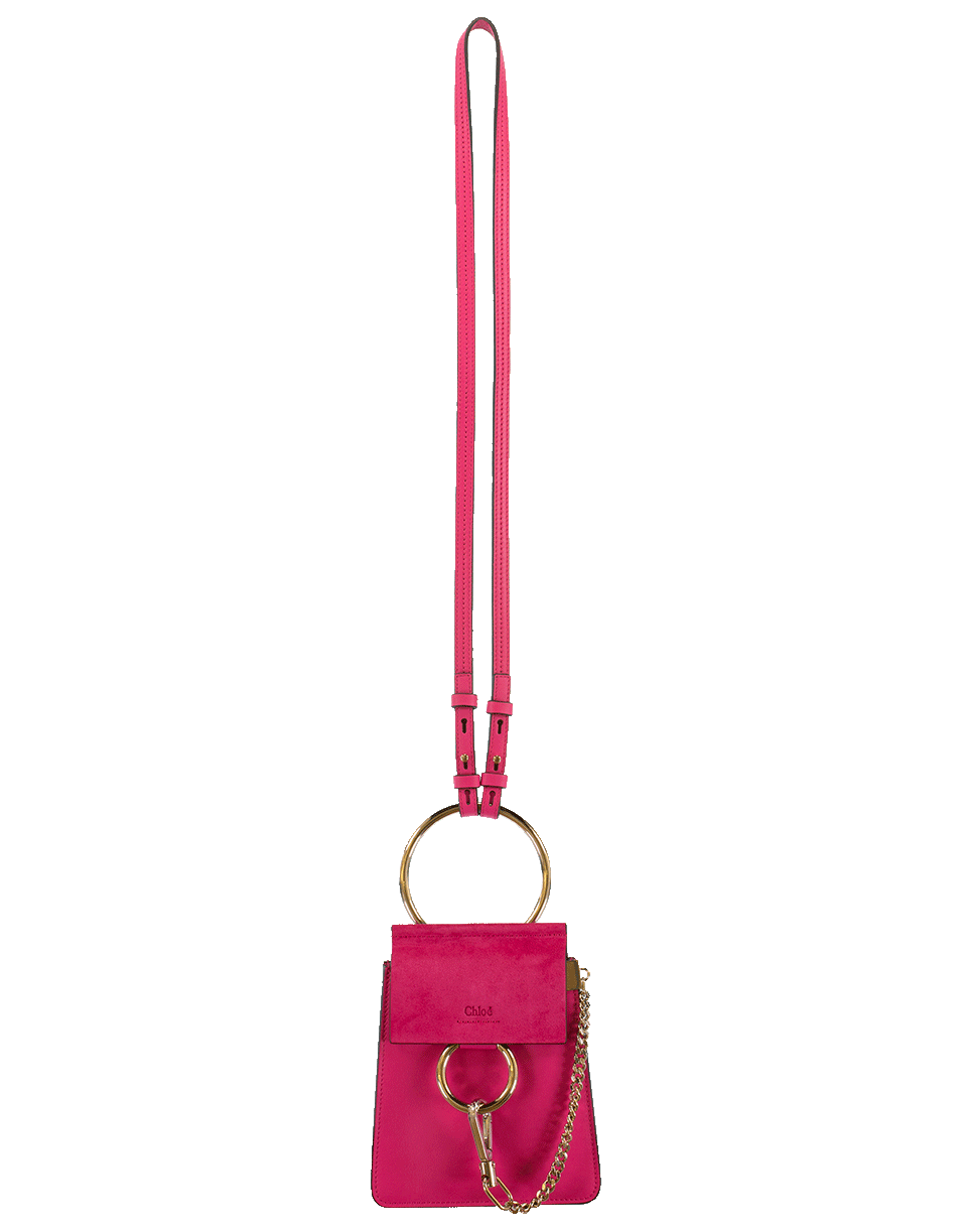 CHLOÉ-Faye Mini Crossbody Bag-FUSCHIA