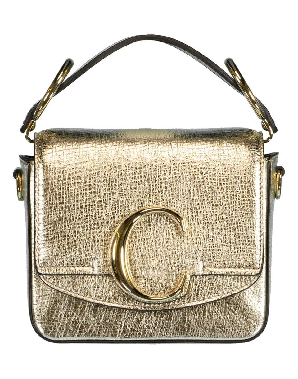 CHLOÉ-Mini Chloe C Bag-GOLD