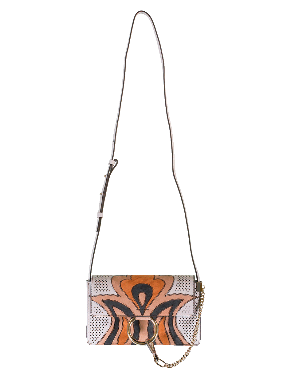 CHLOÉ-Faye Paisley Motif Bag-GREY