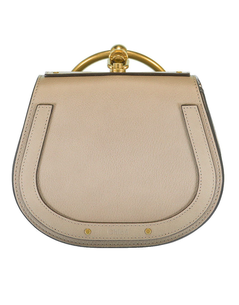 CHLOÉ-Nile Smooth Suede Bag-GREY
