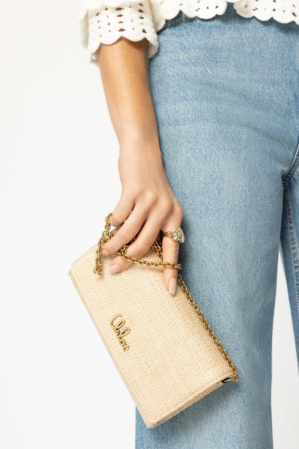 Iconic Flap Chain Wallet-HOT SAND-O/S-HANDBAGSHOULDER-CHLOÉ