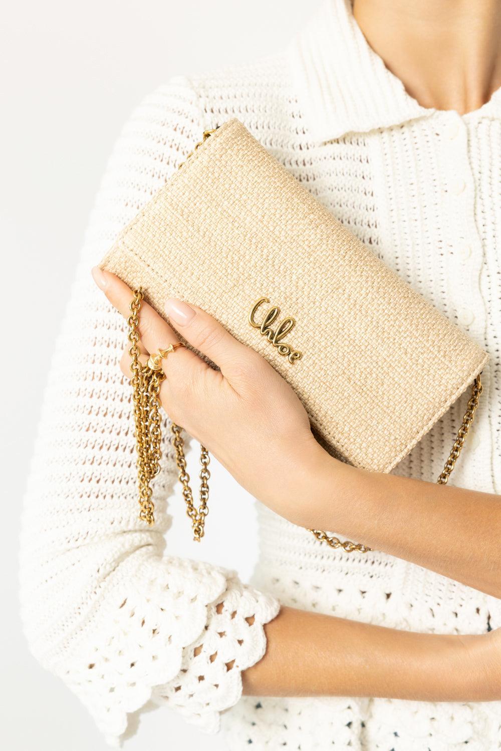 Iconic Flap Chain Wallet-HOT SAND-O/S-HANDBAGSHOULDER-CHLOÉ