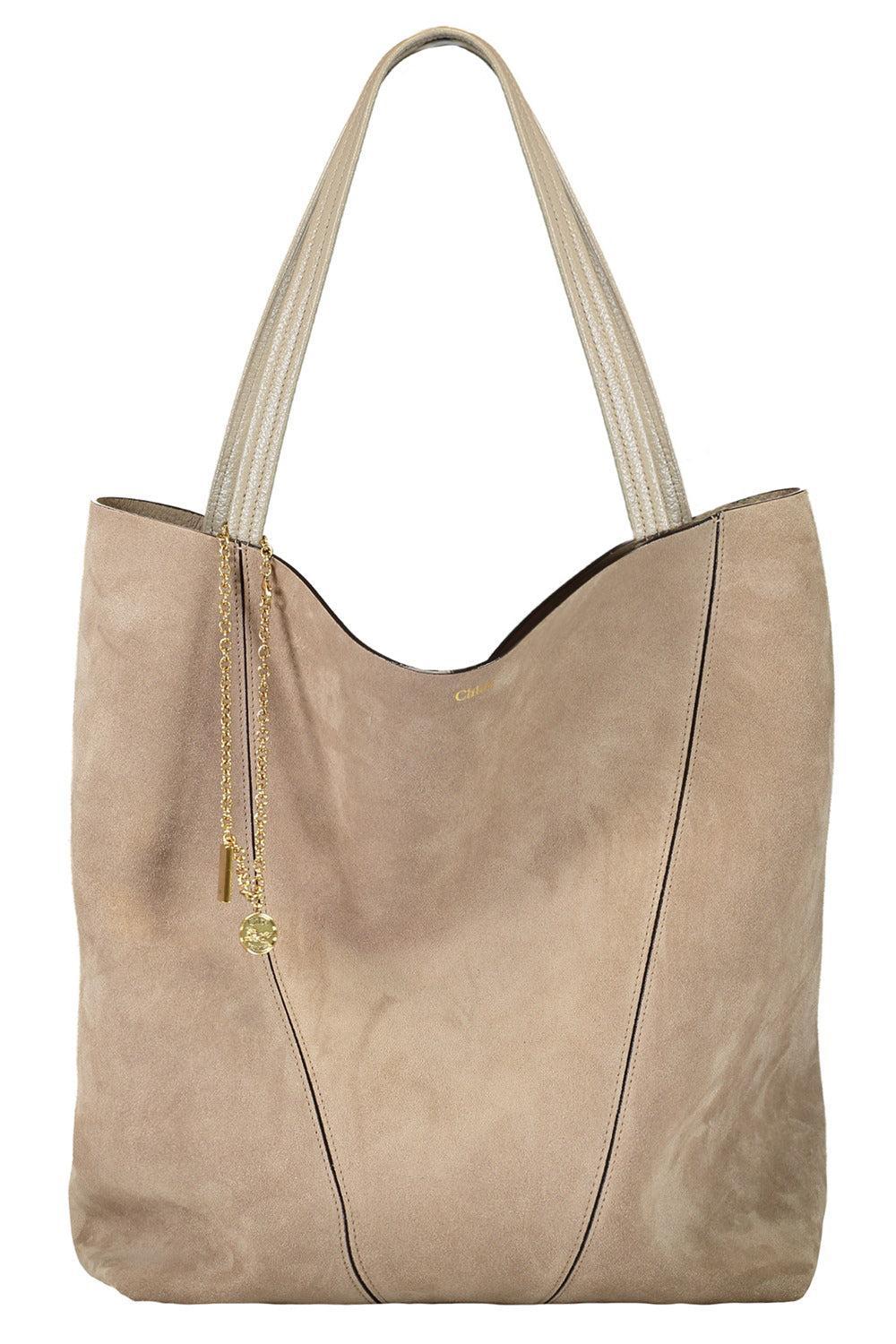 Large Spin Tote-MOTTYGRY-O/S-HANDBAGSHOULDER-CHLOÉ