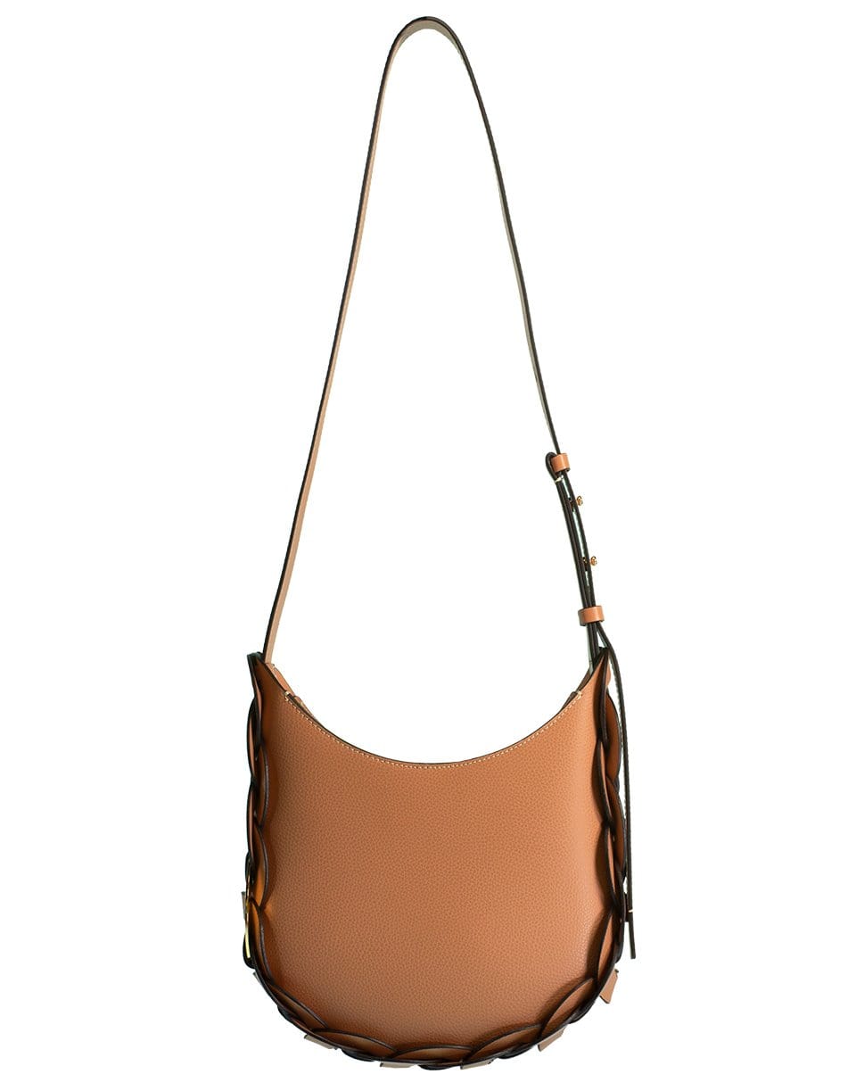 CHLOÉ-Brown Darryl Small Hobo Bag-MUTEBRWN