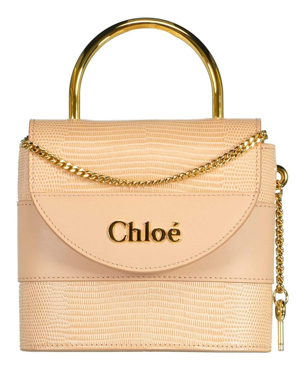 CHLOÉ-Pink Aby Lock Bag-PINK