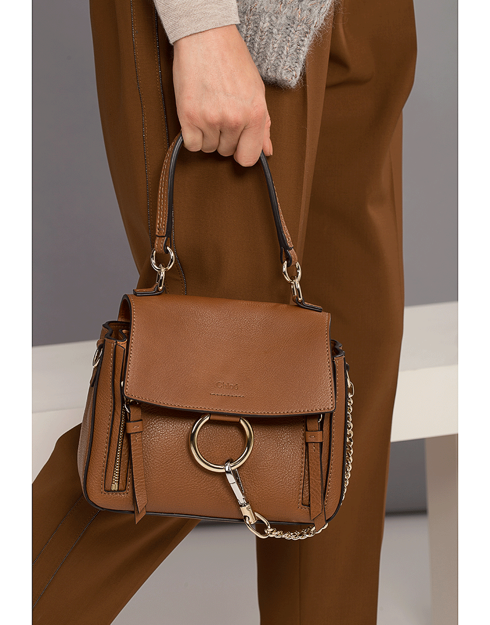 CHLOÉ-Mini Faye Day Shoulder bag-TAN