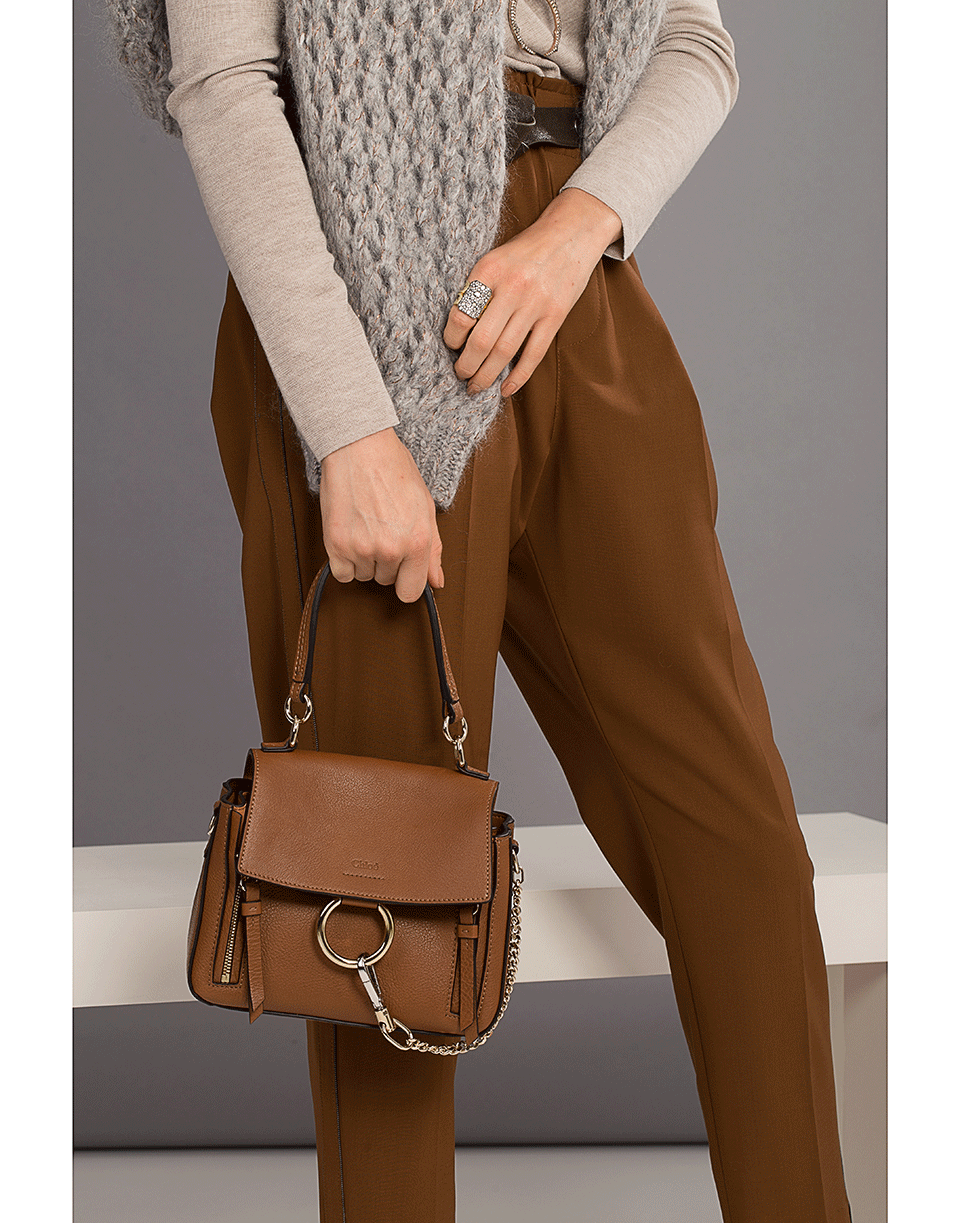CHLOÉ-Mini Faye Day Shoulder bag-TAN