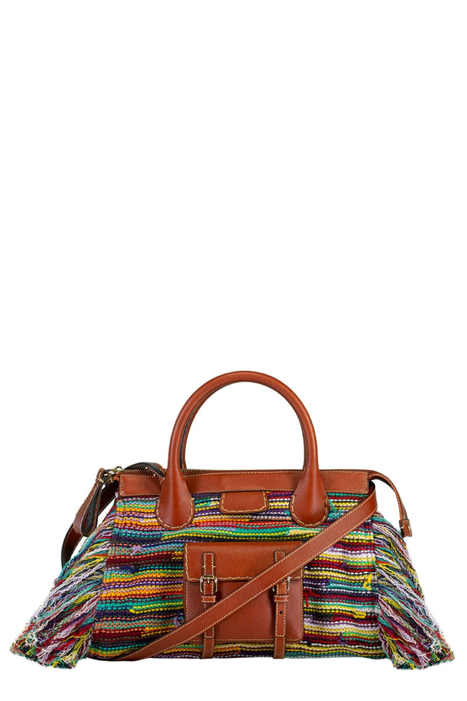 CHLOÉ-Edith Top Handle Bag - Multi-MULTI