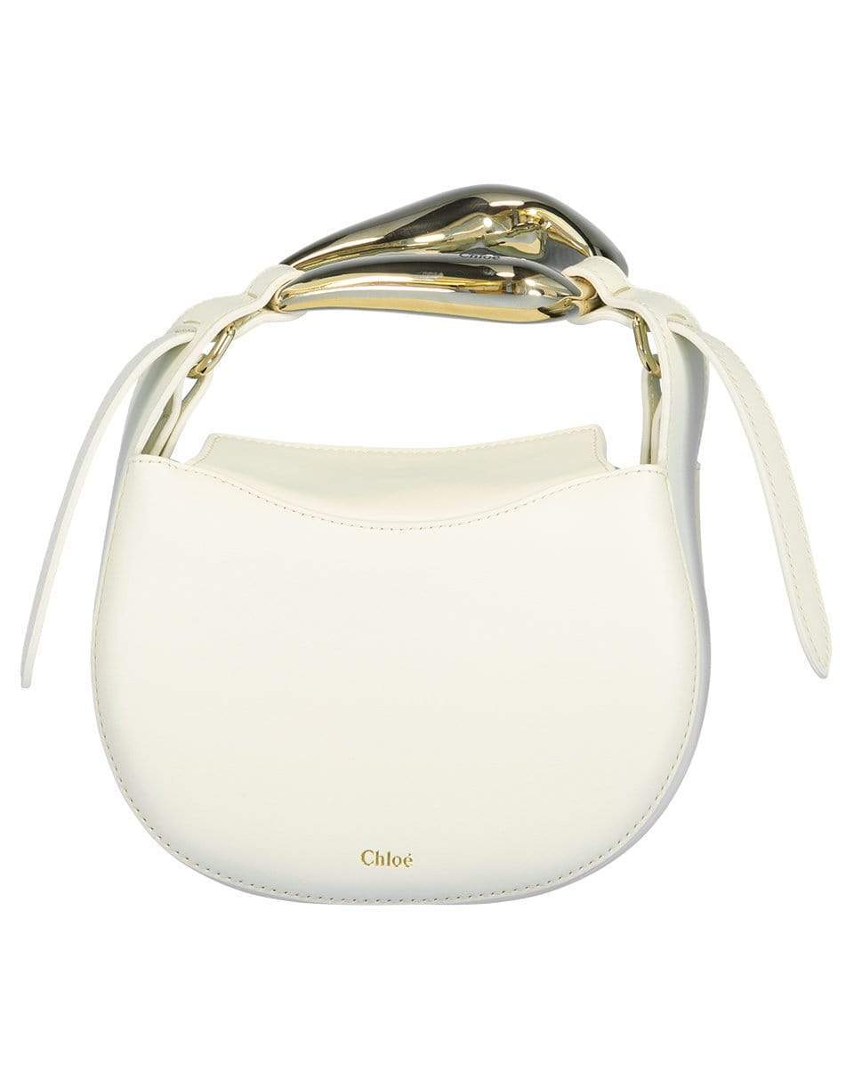CHLOÉ-Natural White Kiss Small Purse-WHITE