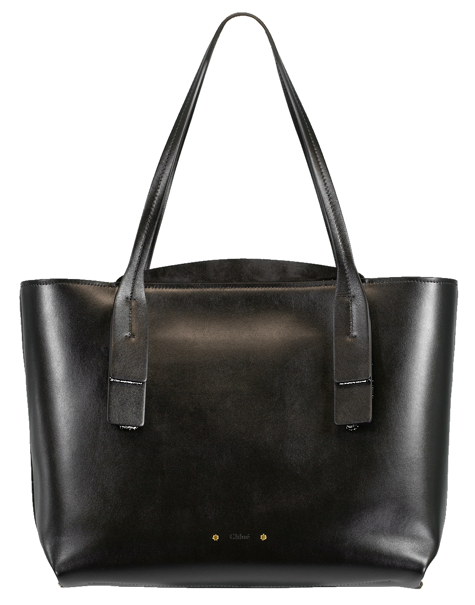 CHLOÉ-Chloe C Zip Top Tote-BLACK