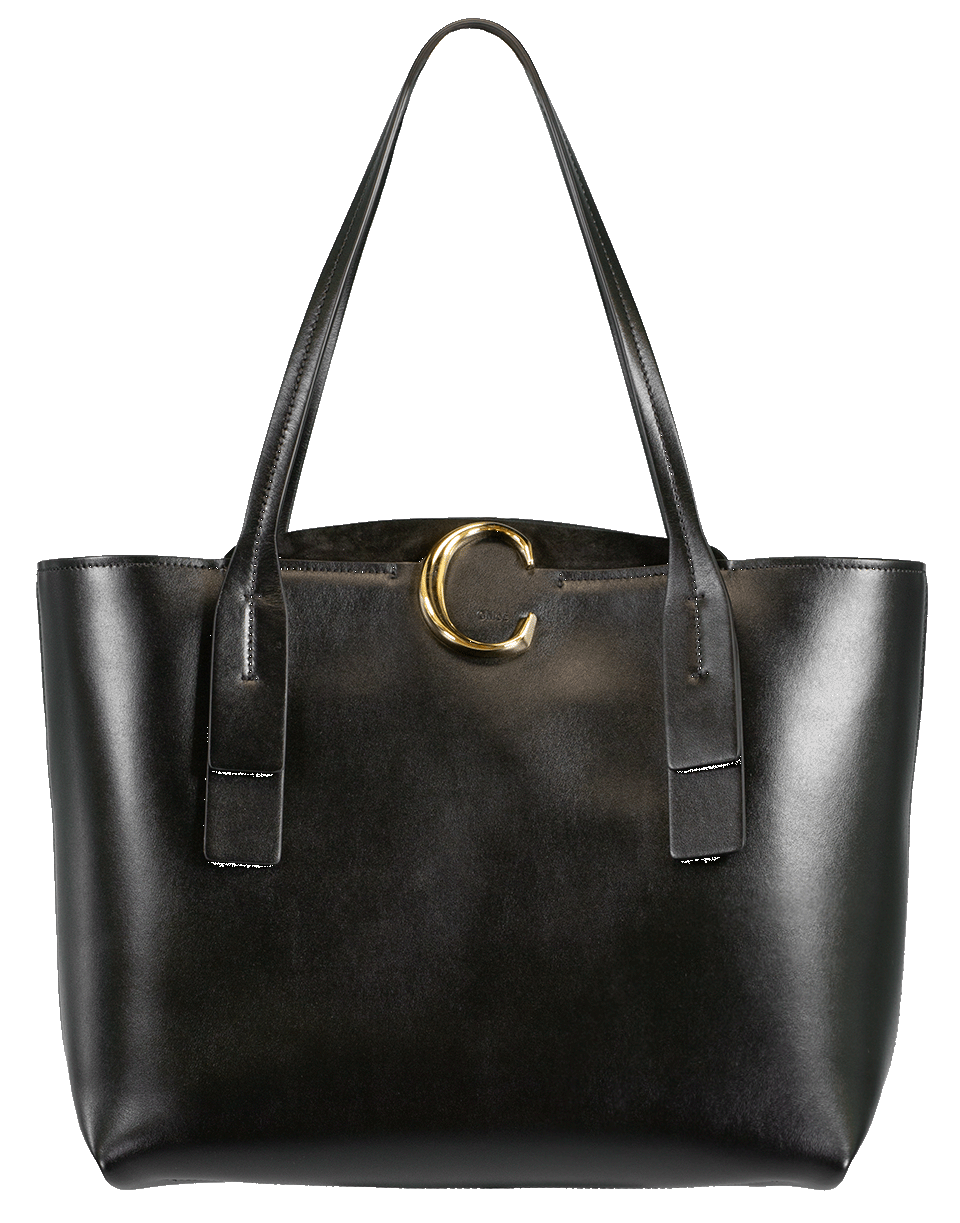CHLOÉ-Chloe C Zip Top Tote-BLACK