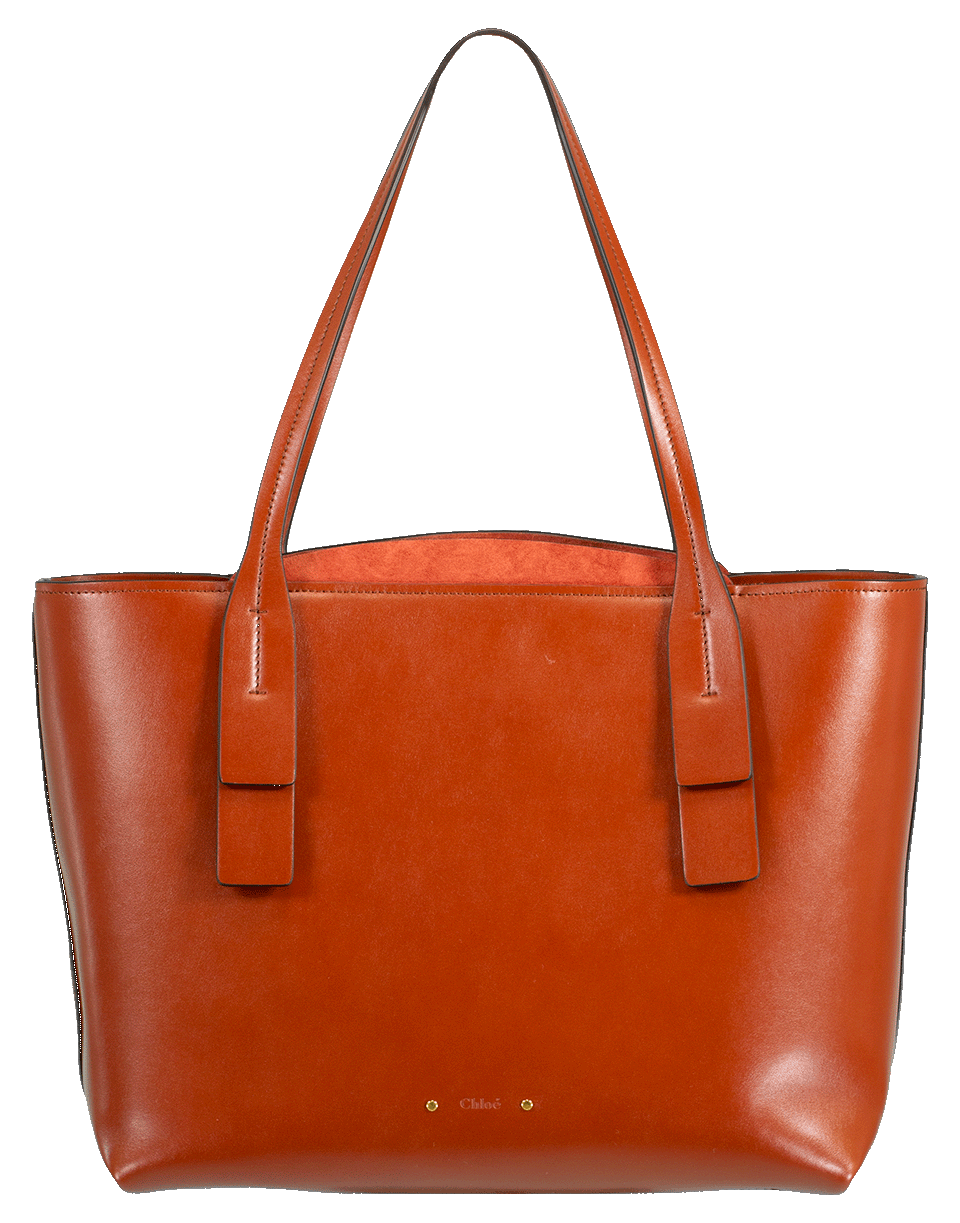 CHLOÉ-Chloe C Zip Top Tote-BROWN