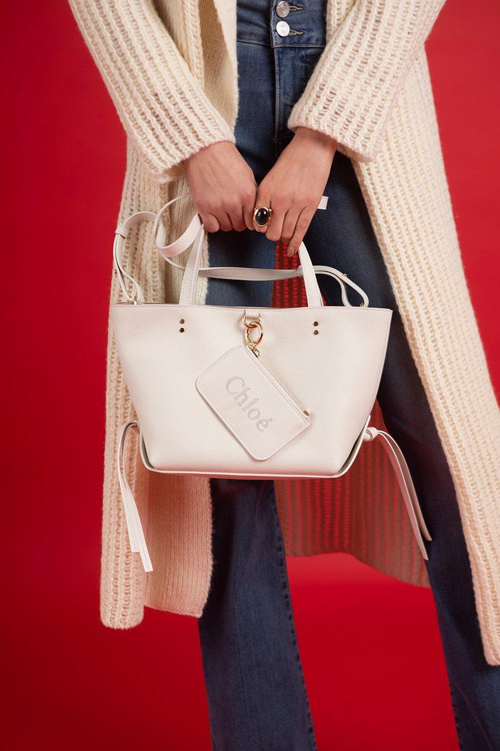 CHLOÉ-Sense Tote-CRYSTLWH