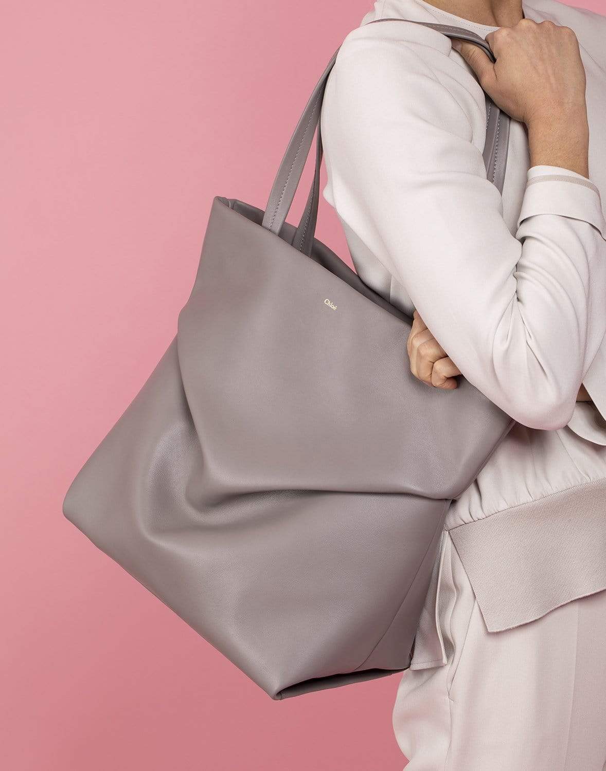 CHLOÉ-Judy Tote-GREY