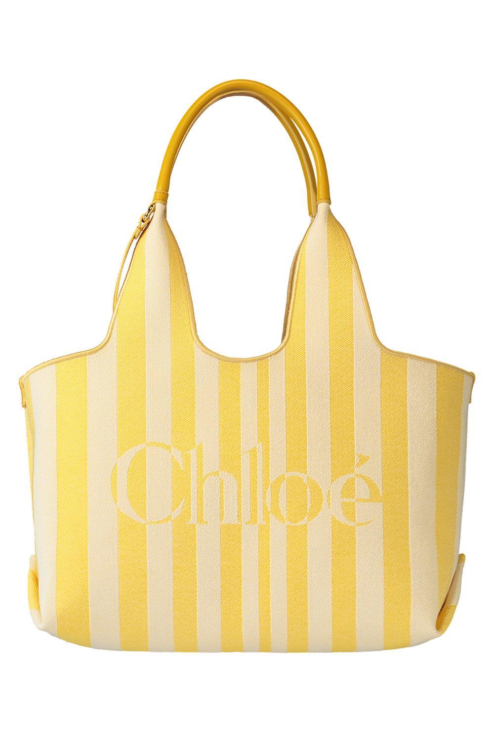 Chloe Stripy East-West Tote Bag-STRIPE-HANDBAGTOTES-CHLOÉ