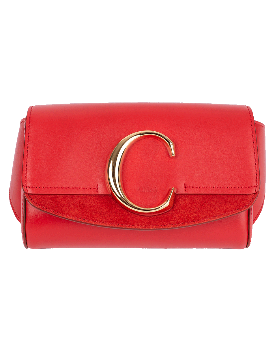 CHLOÉ-Chloe "C" Belt Bag-RED