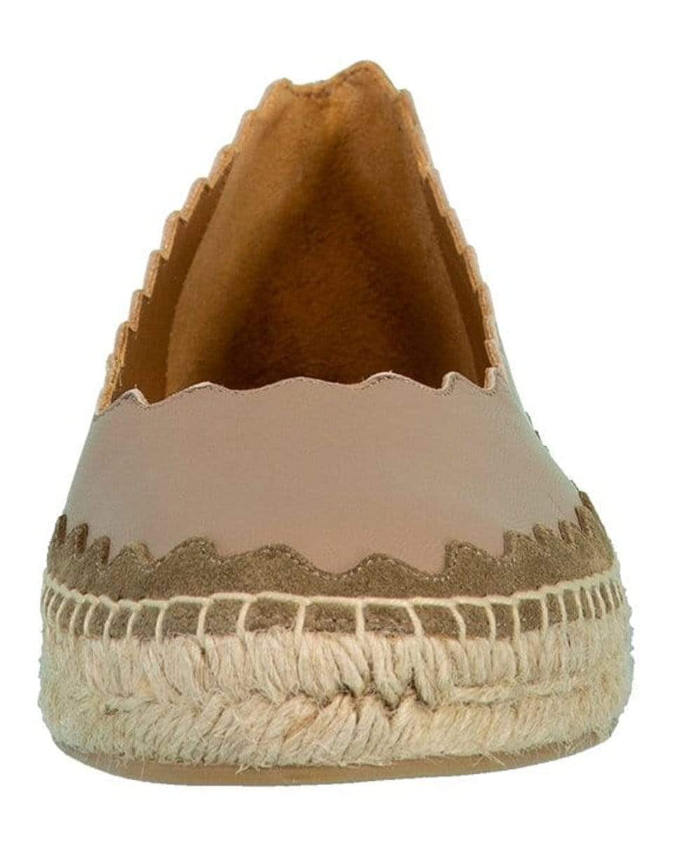CHLOÉ-Dark Greige Lauren Flat Espadrille-
