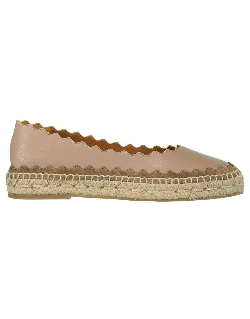 CHLOÉ-Dark Greige Lauren Flat Espadrille-