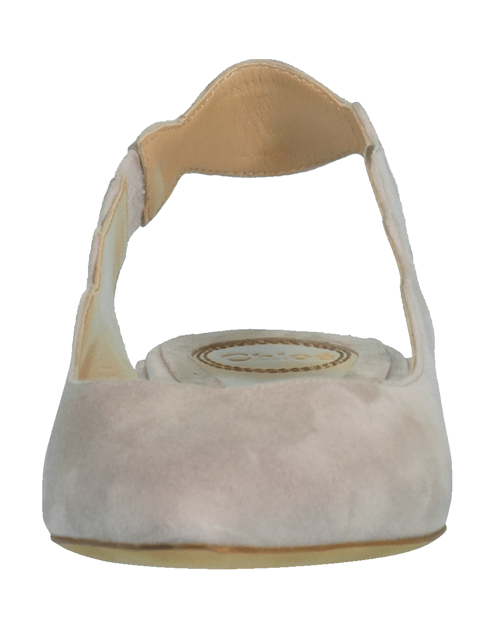 CHLOÉ-Laurena Suede Slingback-