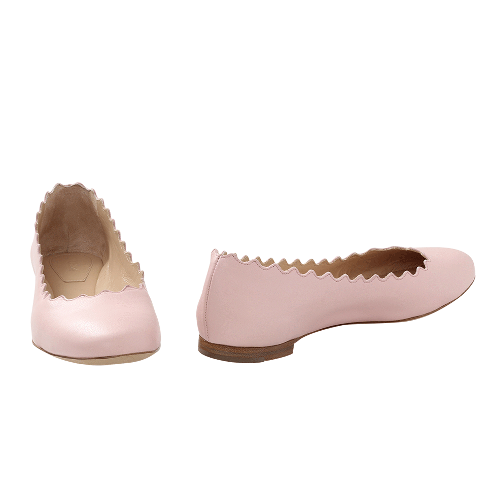 CHLOÉ-Lauren Scalloped Ballet Flat-