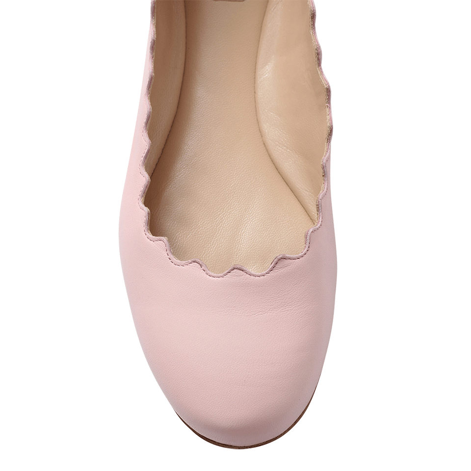 CHLOÉ-Lauren Scalloped Ballet Flat-