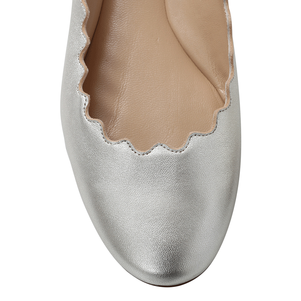 CHLOÉ-Lauren Scalloped Ballet Flat-