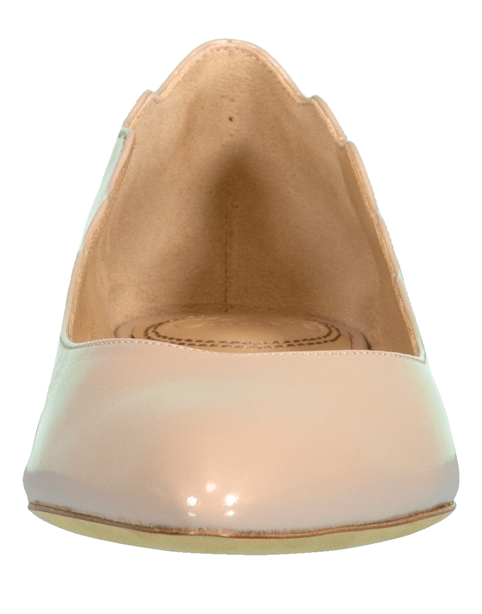 CHLOÉ-Lauren Scalloped Ballerina Flat-