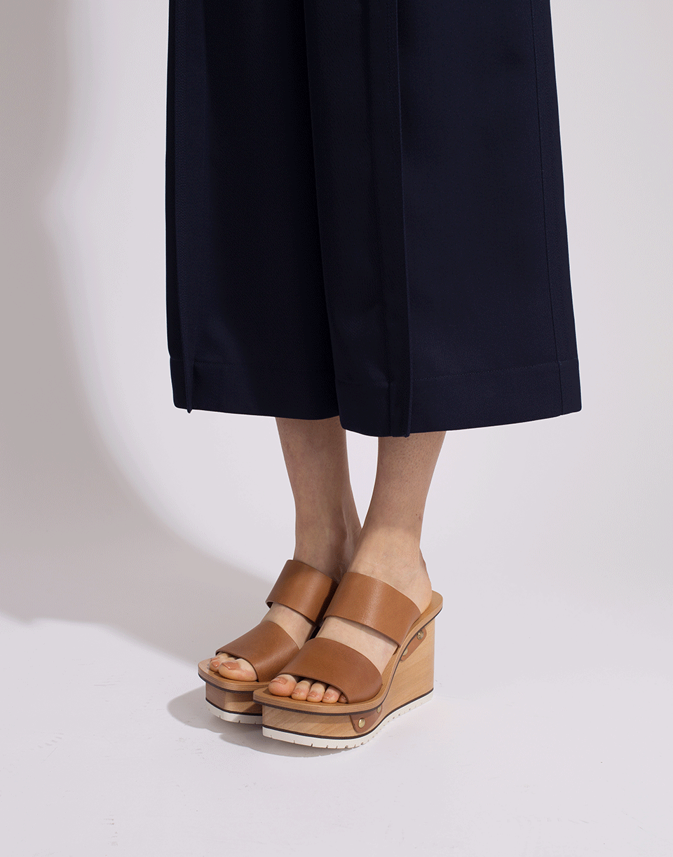 CHLOÉ-Double Strap Wedge-
